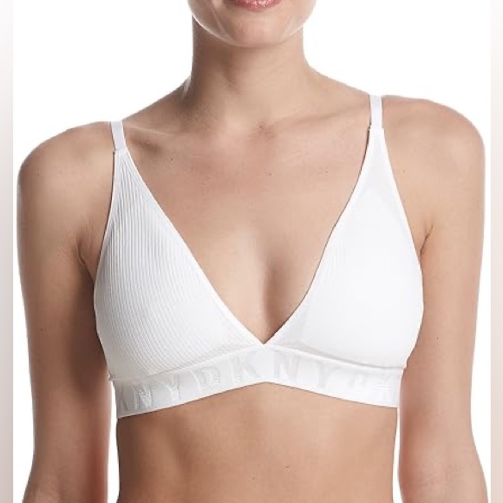 DKNY Triangle Seamless Litewear Rib Bralette